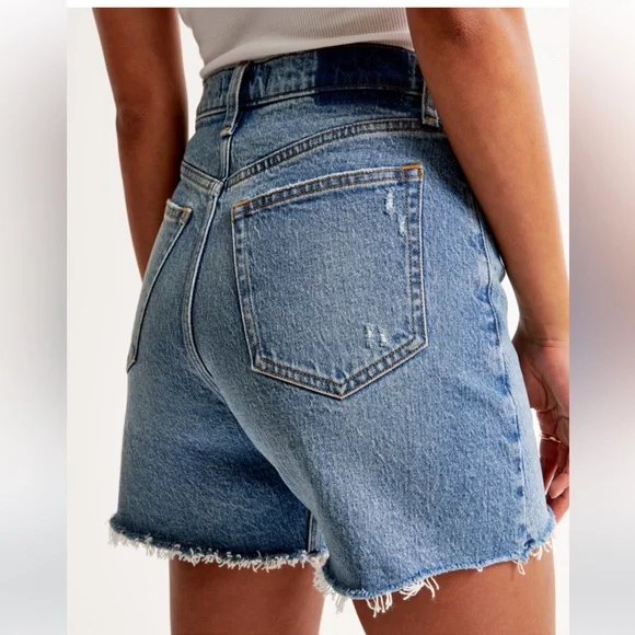 Abercrombie high rise dad shorts in medium - Picture 5 of 7